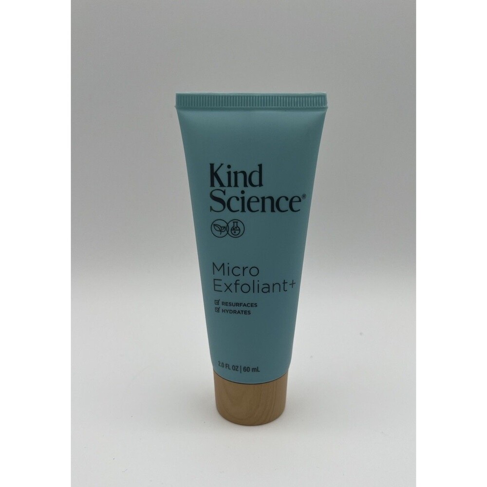 Kind Science Micro Exfoliant 2.0 fl oz Tube Resurfaces Hydrates Cruelty Free New